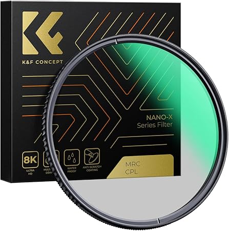K&F Concept 52mm Circular Polarizers Filter Polarizing Filter 28 Multi-Layer Coated Super Slim High Definition CPL Lens Filter (Nano-X Series) K&F Concept 52mm Circular Polarizers Filter Polarizing Filter 28 Multi-Layer Coated Super Slim High Definition CPL Lens Filter (Nano-X Series)